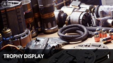 [Trophy Display Material] Foundation 1