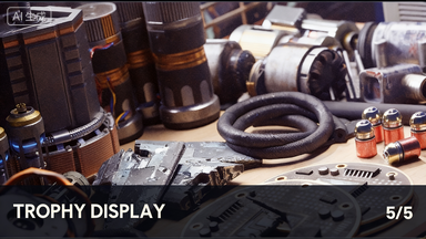 [Trophy Display Material] Foundation 1~5