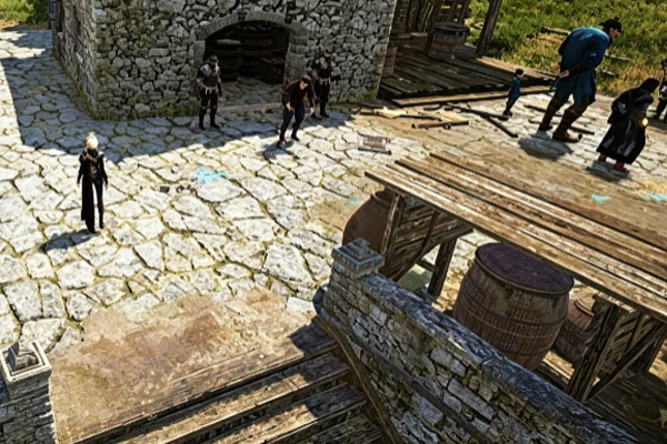 Game character activity interface