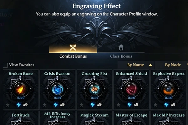 How Should You Actually Combine Engravings in Lost Ark