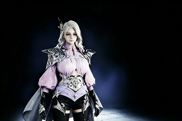 In-game character outfit showcase