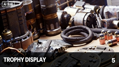 [Trophy Display Material] Foundation 5