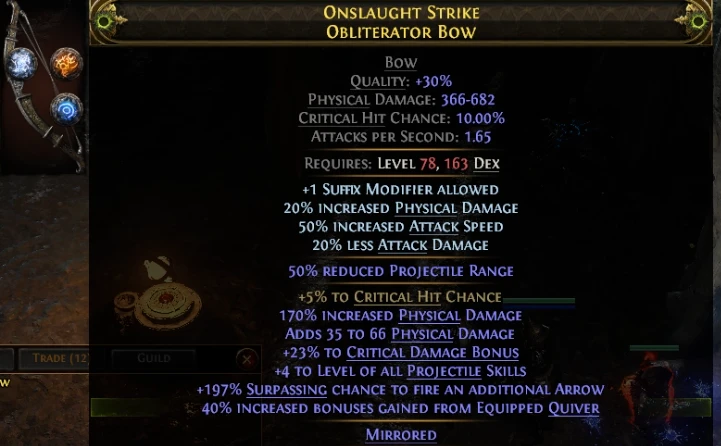 ONSLAUGHT STRIKE OBLITERATOR BOW