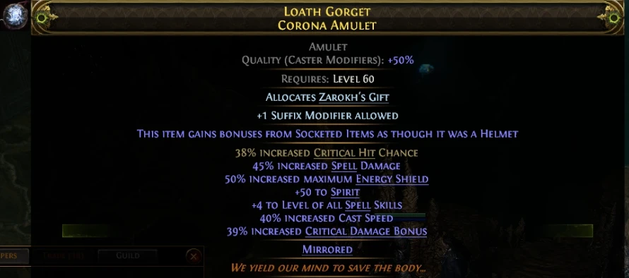 +4 TO LEVEL OF ALL SPELL SKILLS AMULET