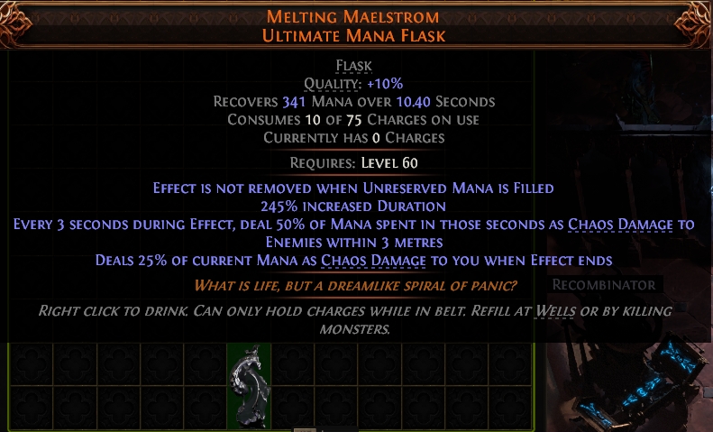 MELTING MAELSTROM ULTIMATE MANA FLASK #25159809