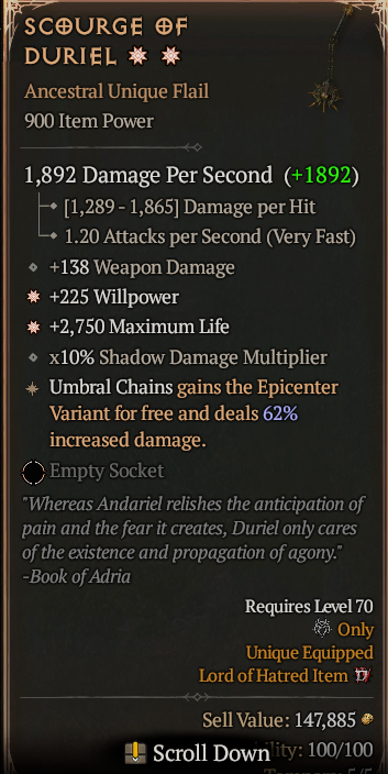 SCOURGE OF DURIEL #38126335