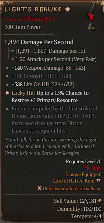 LIGHT'S REBUKE #38124199