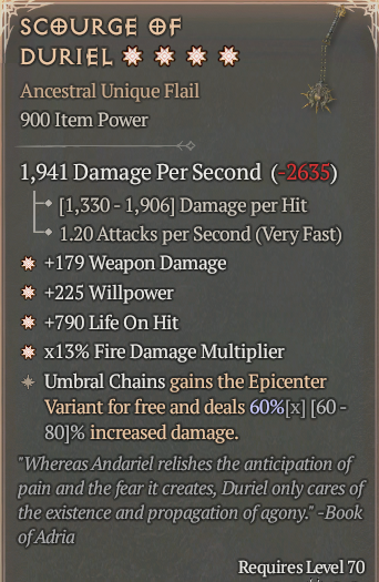SCOURGE OF DURIEL #38121339