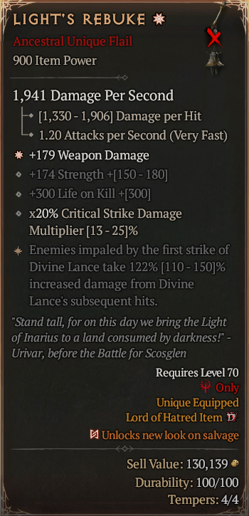 LIGHT'S REBUKE #38124195