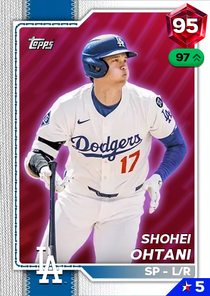 Shohei Ohtani/95/SP/Dodgers/Live