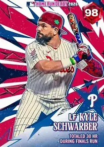 Kyle Schwarber/98/LF/Phillies/2026 Home Run Derby