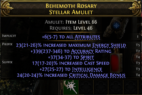 Behemoth Rosary Stellar Amulet#273104