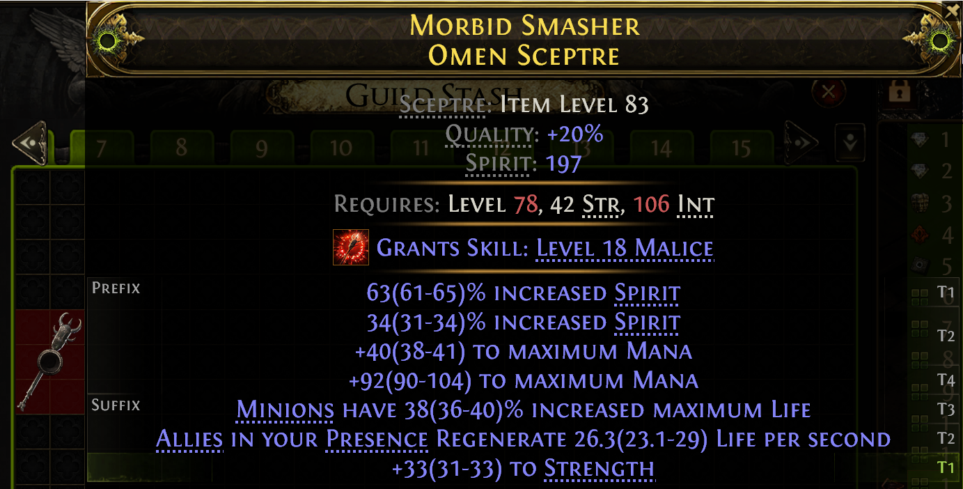Morbid Smasher Omen Sceptre#921374