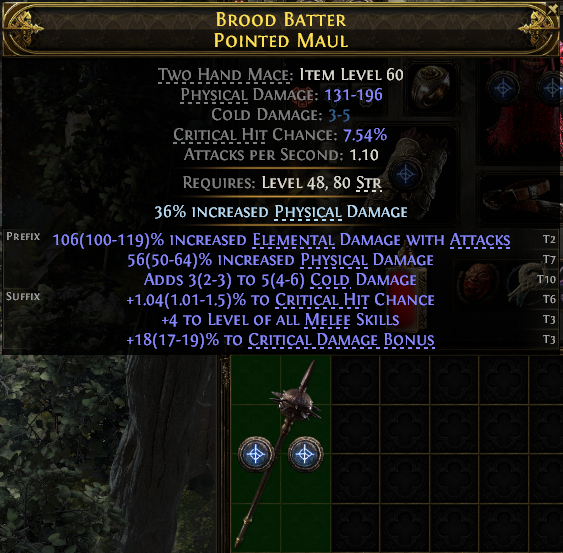 Brood Batter Pointed Maul#517546