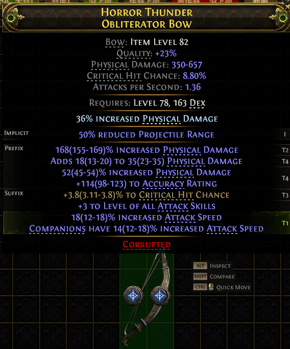 Horror Thunder Obliterator Bow#199721