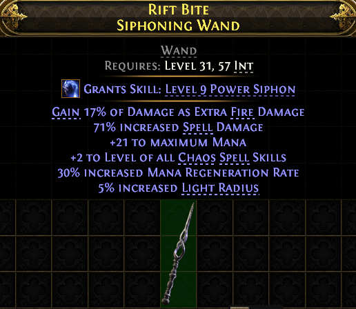 Rift Bite Siphoning Wand#499687