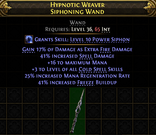 Hypnotic Weaver Siphoning Wand#89211