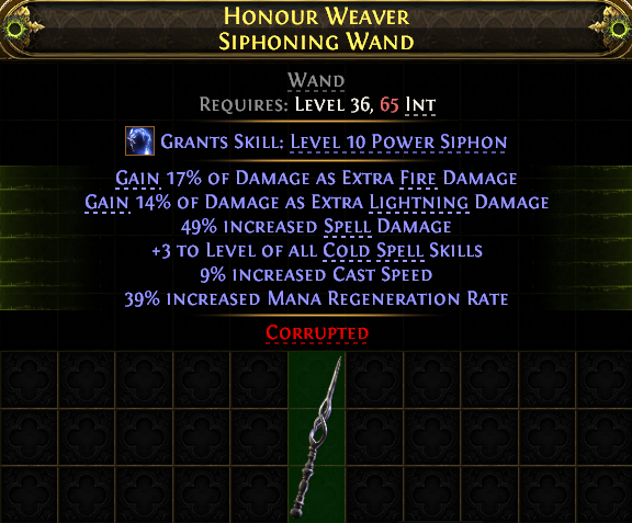 Honour Weaver Siphoning Wand#235594