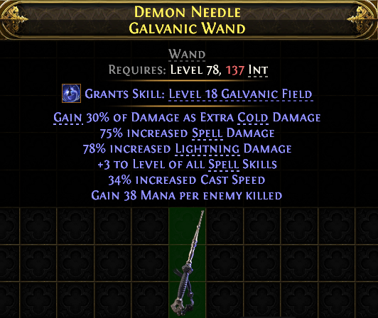 Demon Needle Galvanic Wand#992167