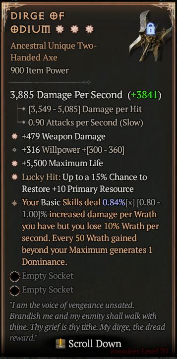 DIRGE OF ODIUM#724508