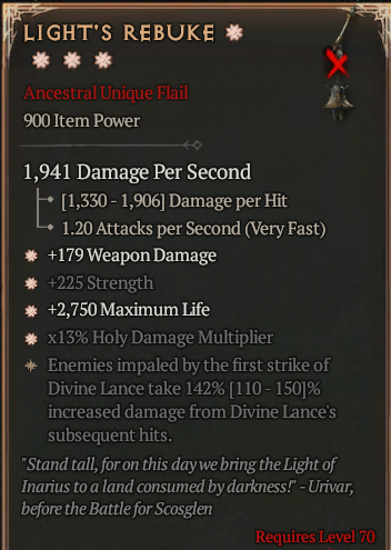 LIGHT'S REBUKE#766932