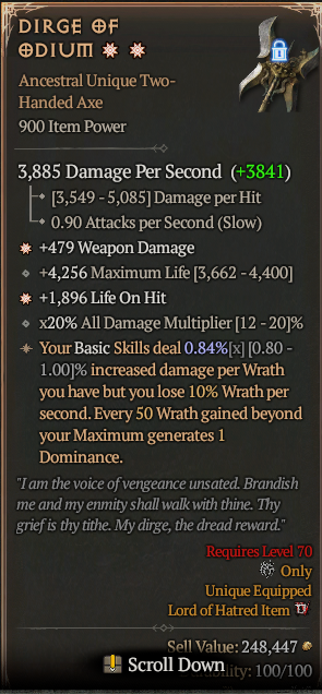DIRGE OF ODIUM#488988