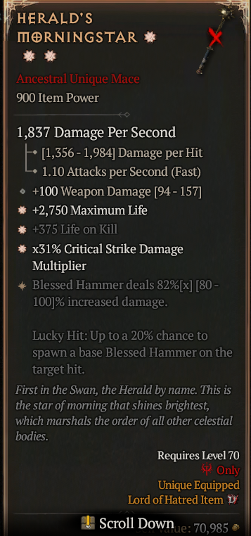 HERALD'S MORNINGSTAR#176207