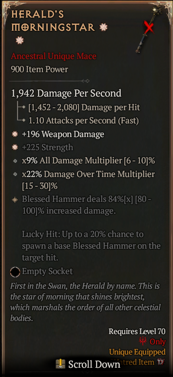 HERALD'S MORNINGSTAR#531069