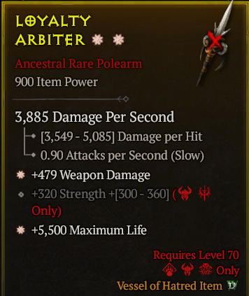LOYALTY ARBITER#168732