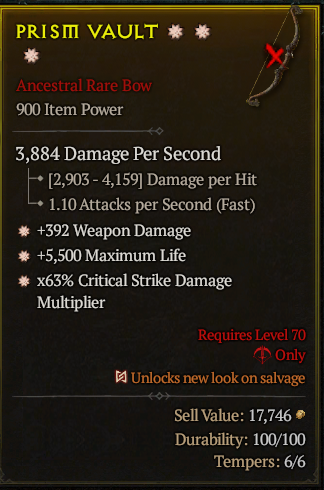 PRISM VAULT#403966