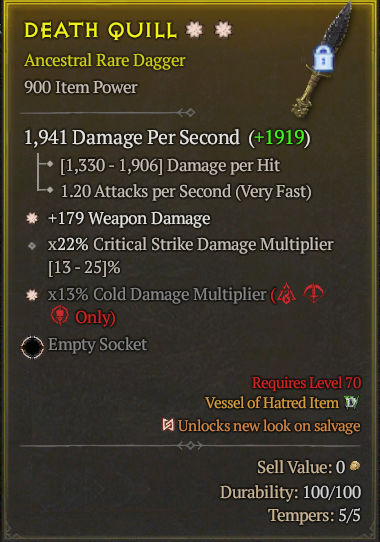 DEATH QUILL#484332