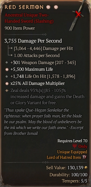RED SERMON#397251