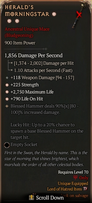 HERALD'S MORNINGSTAR#134544
