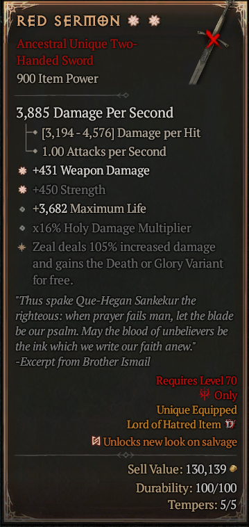 RED SERMON#217422