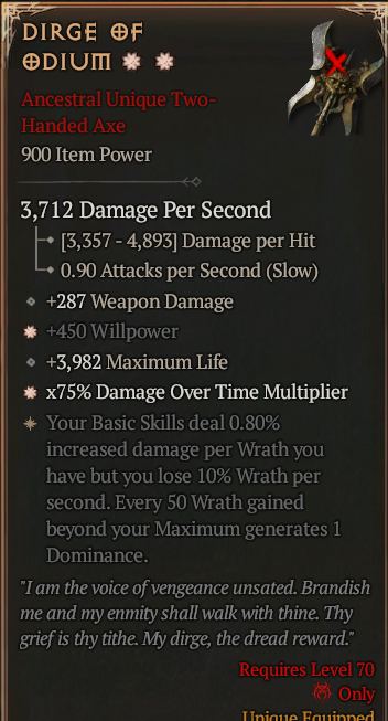 Dirge Of Odium#528654