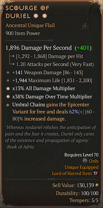 Scourge Of Duriel#420386