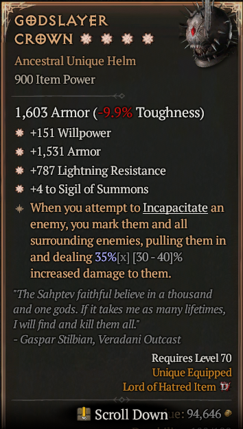 Godslayer Crown#546327