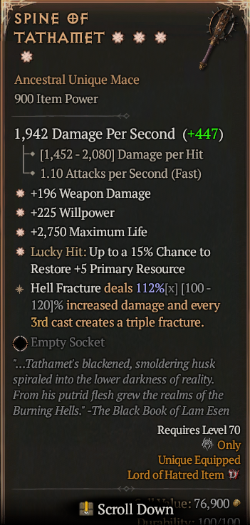 Spine Of Tathamet#728663