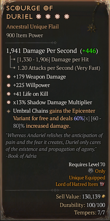 Scourge Of Duriel#149316