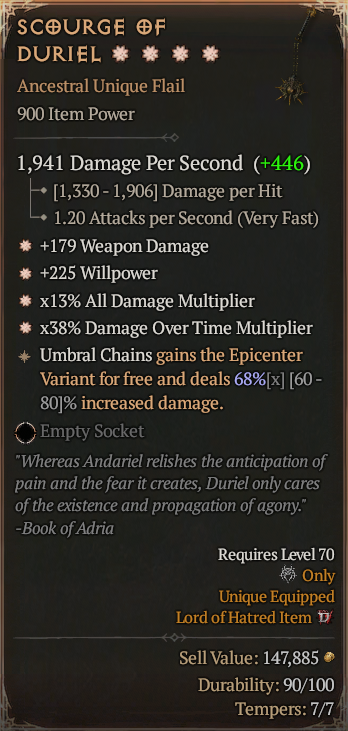 Scourge Of Duriel#41066