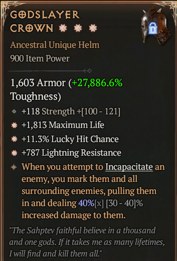 Godslayer Crown#148925