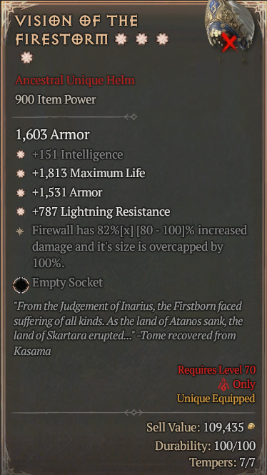 Vision Of The Firestorm#246205