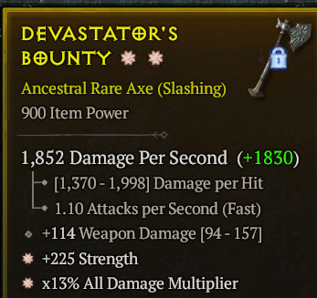 Devastator's Bounty#697090