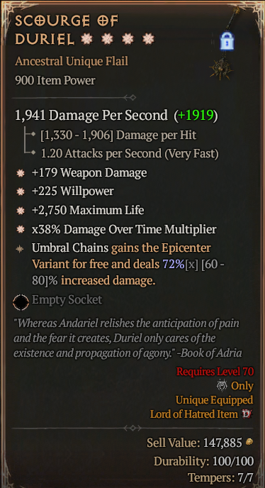 Scourge Of Duriel#934000