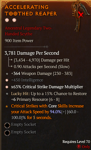 Accelerating Toothed Reaper#392743