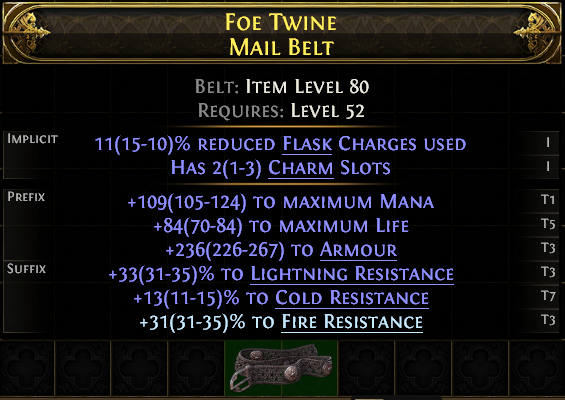Foe Twine Mail Belt#744784