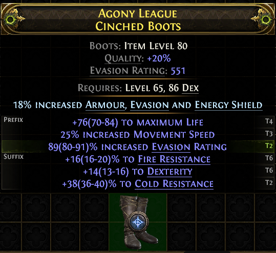 Agony League Cinched Boots#428411