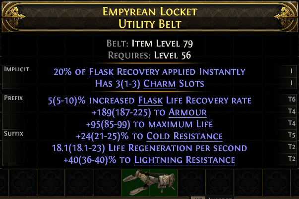 Empyrean Locket Utility Belt#131800