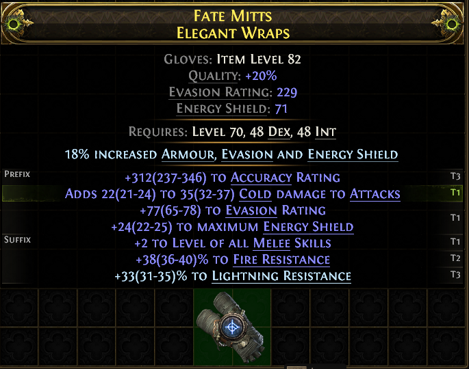 Fate Mitts Elegant Wraps#282762