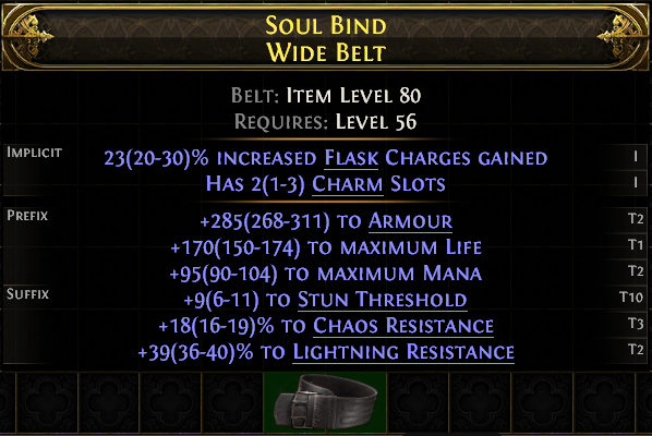 Soul Bind Wide Belt#691153